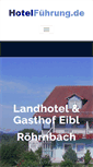 Mobile Screenshot of gasthof-eibl.de